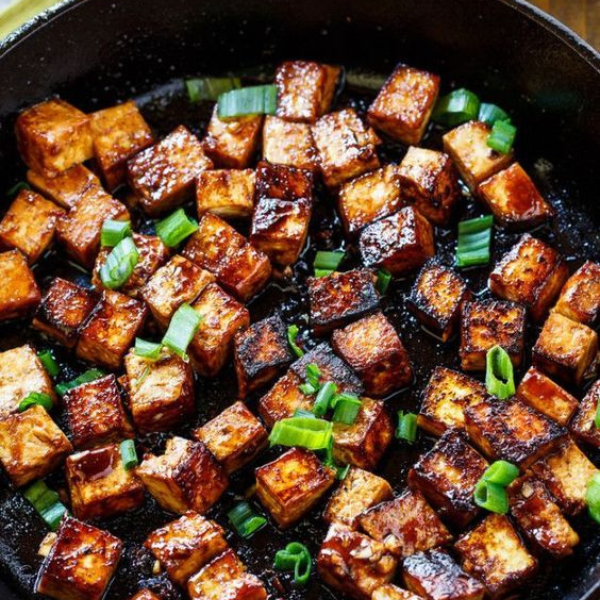 asian garlic tofu