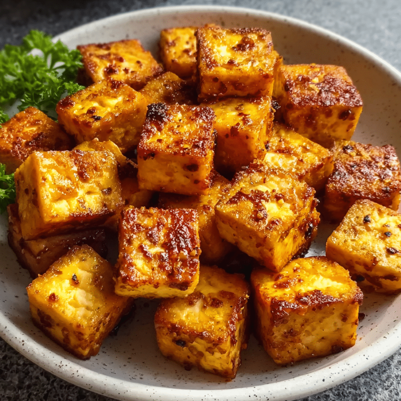 Crispy Baked Tofu Nuggets