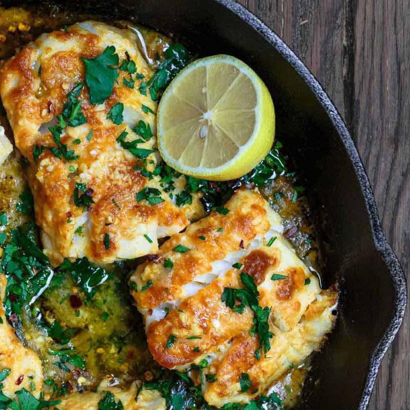 Greek Baked Cod