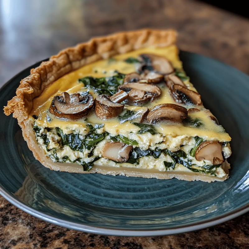 Leeks & Mushroom Quiche