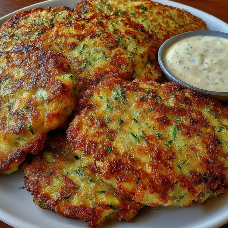 Spicy Chicken Fritters with Cilantro Sauce1