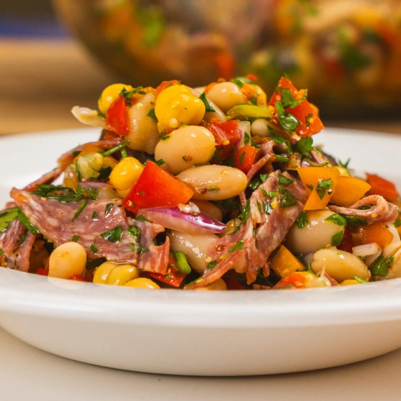 la sacala with beans