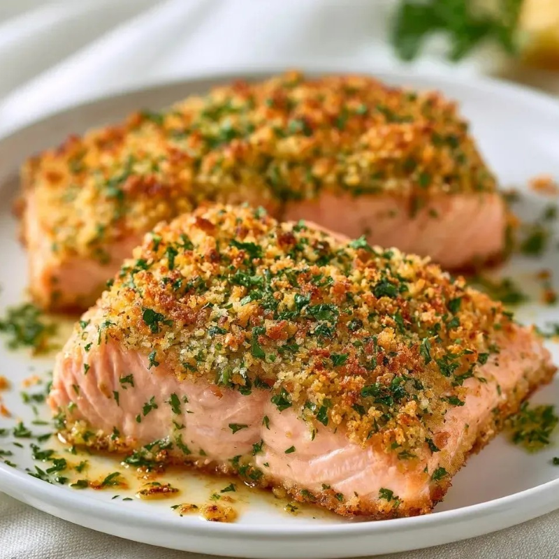 herb-crusted-baked-salmon